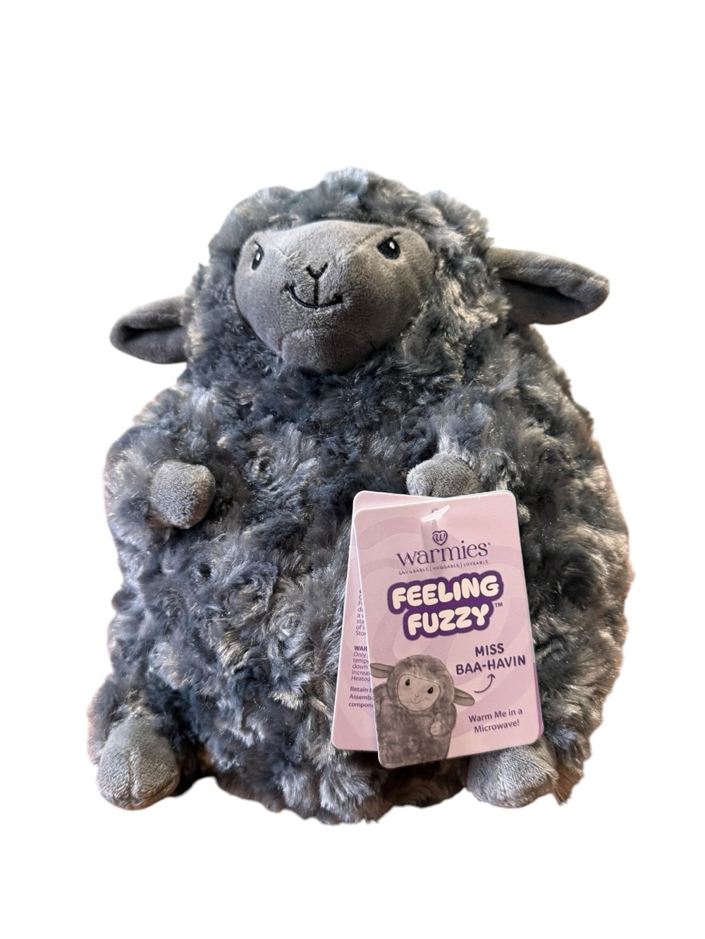 Sheep Warmies Stuffed Animal Feeling Fuzzy MISS BAA-HAVEN Lavender Scented NWT
